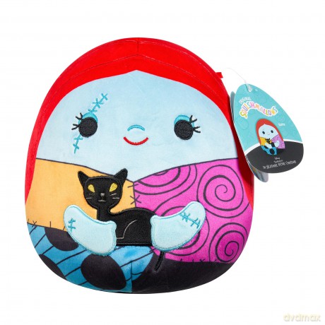 Squishmallows Original Disney 8-Inch Sally Holding Black Cat - Official Jazwares Plush