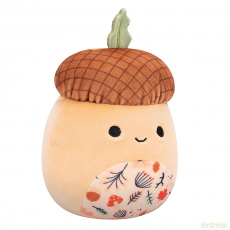 Squishmallows Original Harvest Mac the Brown Acorn with Fall Patterned Belly 8" Plush