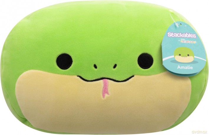 Squishmallows SQCR06551 - Amalie zielony wąż 30 cm