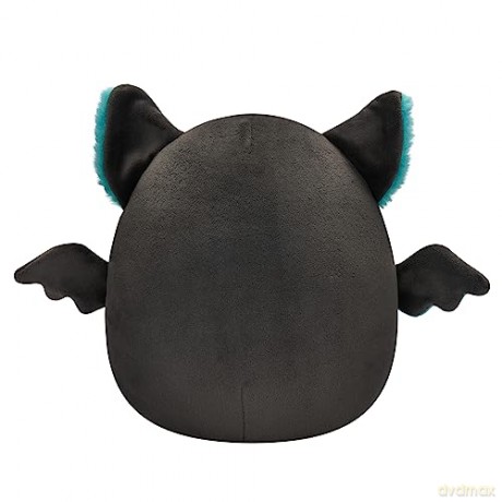 Squishmallows SQCR02386 Original 7.5-Inch Aldous Teal and Black Fruit Bat with Fuzzy Belly-Official Large Plush, Natural