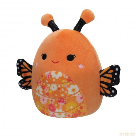 Squishmallows SQCR05473 16-Inch-Mony The Orange Monarch Butterfly with a Floral Belly, Multicolour