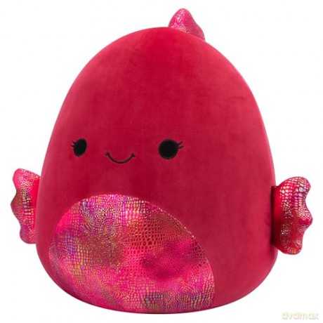 Squishmallows SQCR05481 16-Inch-Barella The Raspberry Beta Fish, Multicolour
