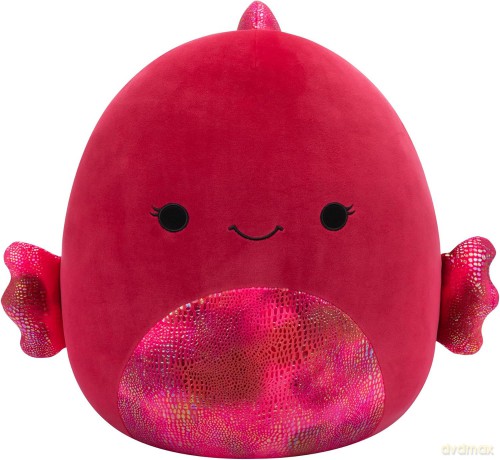 Squishmallows SQCR05481 16-Inch-Barella The Raspberry Beta Fish, Multicolour