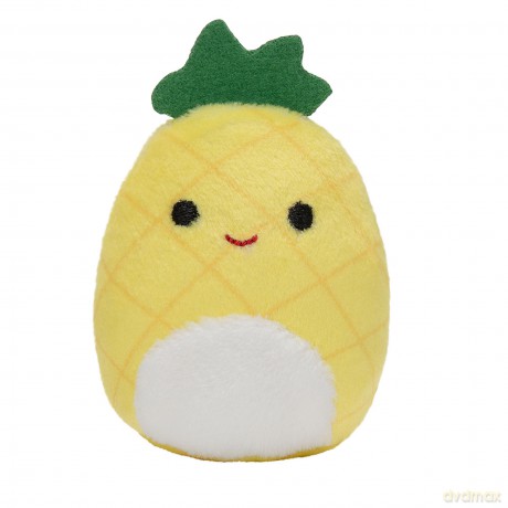 Squishville Squishmallows Mystery Mini Plush Fruit Squad, Six 2" Soft Minimallow Fruit Plush, Irresistibly soft Colourful Fruits, Mini Peach, Pineapple, and Watermelon Squishmallows