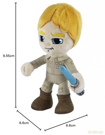 Star Wars Plush 8-Inch Luke Skywalker with Light Up Lightsaber, Soft Toy Collectable Gift for Fans Age 3 Years Old & Up Amazon Exclusive