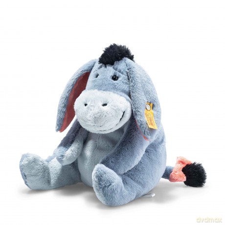 Steiff 024603 Eeyore 25 blue-gray sitting