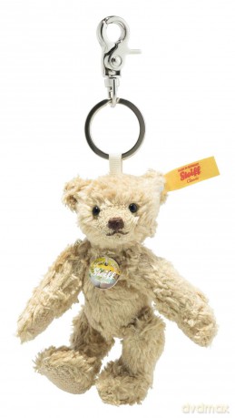 Steiff 028434 Animals Tomorrow Pendant Basko Teddy Bear, Beige, 11 cm