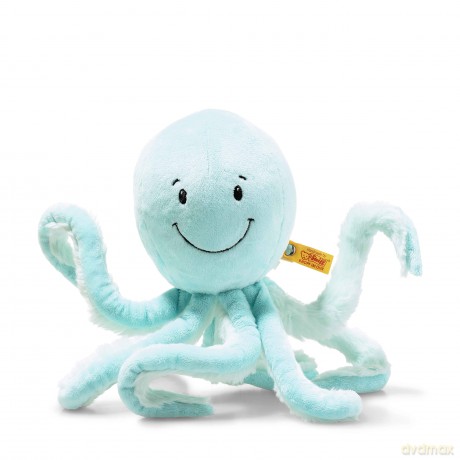 Steiff 063770 Soft Cuddly Friends Ockto octopus, turqu,27 cm, Turquoise