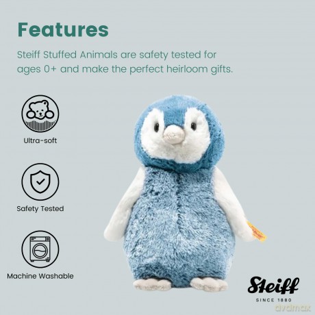 Steiff 063930 Soft Cuddly Friends Paule penguin, Angel Falls, 22 cm