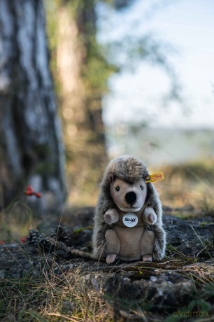 Steiff 067211 Joggi hedgehog 20 mottled brown