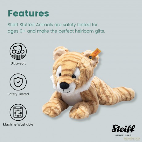 Steiff 067600 Toni tiger 30 beige stripped