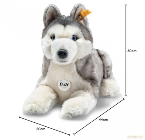 Steiff 067891 Bernie husky 33 grey/white
