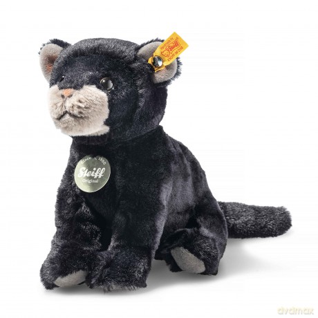 Steiff 067938 Taky baby panther 19 black sitting