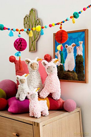 Steiff 069444 Soft Cuddly Friends Leandro llama, Cream, 19 cm