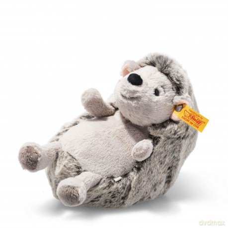 Steiff 074387 Soft Cuddly Friends Hedgy hedgehog grey, Seasame, 16 cm