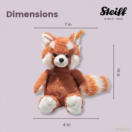 Steiff 075537 Panda Plush, Ginger, 28 cm