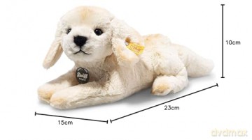 Steiff 076893 Lenny labrador 23 blond, Autumn Blonde