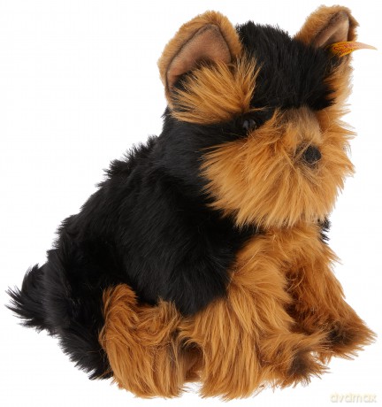 Steiff 076923 Herkules Yorkshire Terrier, brown/black, 24 cm