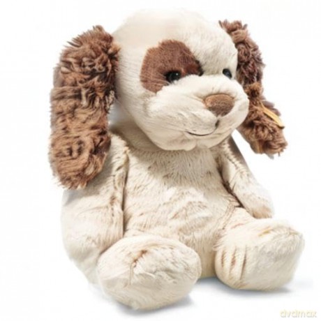 Steiff 083594 Soft Cuddly Friends Peppi whelp, cream, 28 cm, Beige