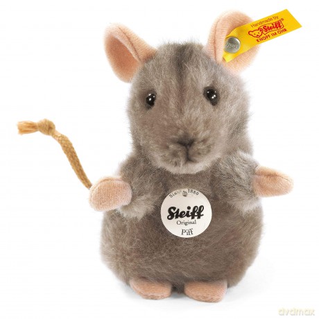 Steiff 10cm Piff Mouse (Grey), 056222