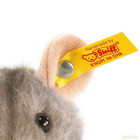 Steiff 10cm Piff Mouse (Grey), 056222
