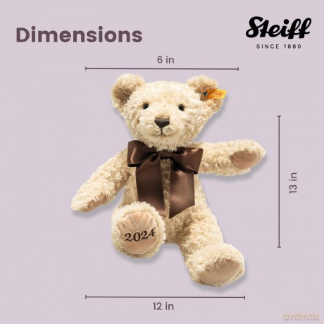 Steiff 113864 Cosy Year bear 2024 34 beige, Pampas
