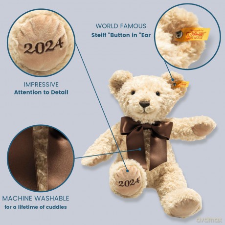 Steiff 113864 Cosy Year bear 2024 34 beige, Pampas