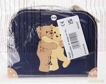 Steiff 114021 Ben Teddy bear 21 beige in suitcase