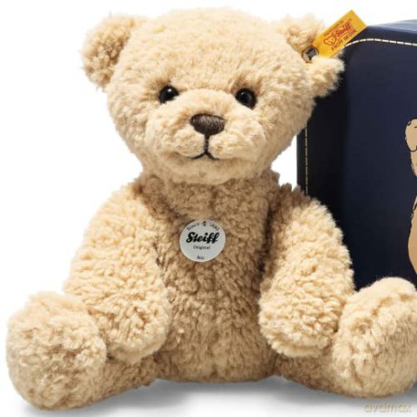 Steiff 114021 Ben Teddy bear 21 beige in suitcase