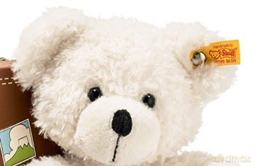 Steiff 28cm Lotte Teddy Bear in Suitcase (White)
