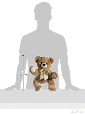 Steiff 40cm Bobby Dangling Teddy Bear (Brown Tipped), 013515, Sesame