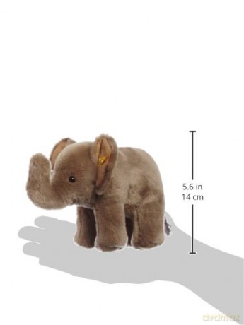 Steiff 64487 Trampili elephant, Grey, 18 cm