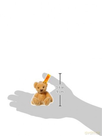 Steiff 8cm Keyring Mini Teddy Bear Jointed (Wheat Blond), Brown