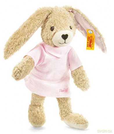 Steiff Hoppel Rabbit (Pale Pink, 20cm)