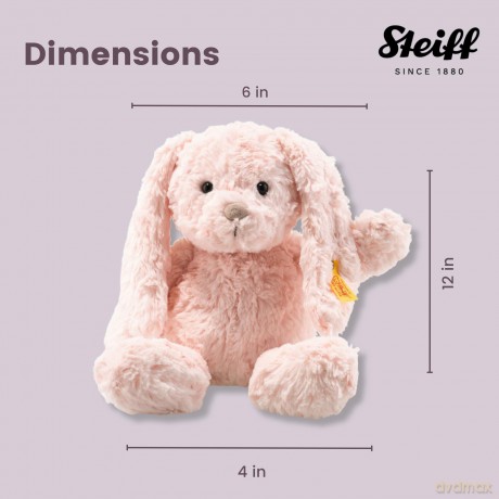 Steiff Soft Cuddly Friends Tilda Rabbit, Pink, 30, 80623