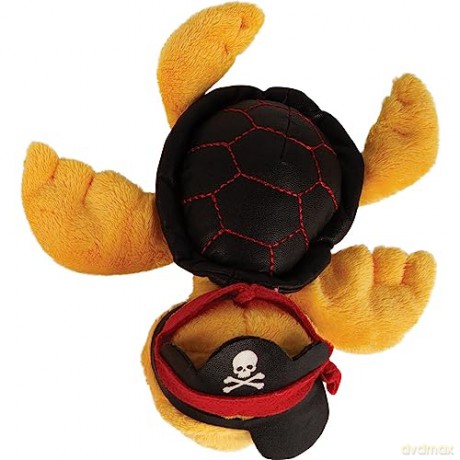 Suki Gifts International - Pirate Jack Turtle, Small (14541), Yellow and Black