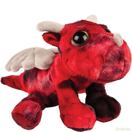 Suki Gifts International Flash Dragon, Red Plush Toy, 29cm, 14532