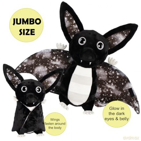 Suki Gifts International Ltd., Jumbo Ghost Bat (80351), Black