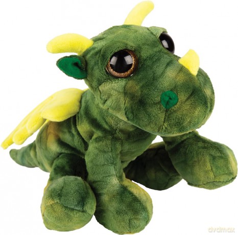 Suki Gifts International Rumble Dragon, Green Plush Toy, Medium, 29cm, 14536