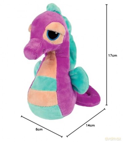 Suki Gifts Sealife Collection - Oceana Seahorse (14589), Purple and Pink