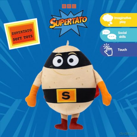 Supertato Teddy Bear, toys, character from the Cbeebies show books, Beige