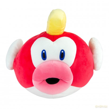 TOMY Plush - Mega Cheep Cheep Toy for Nintendo Fans, Soft Stuffed Animal for Kids, 15 Inches, Red