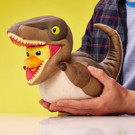 TUBBZ Plush: Jurassic Park - Dilophosaurus Cosplaying Rubber Duck Soft Plush Collectible Toy