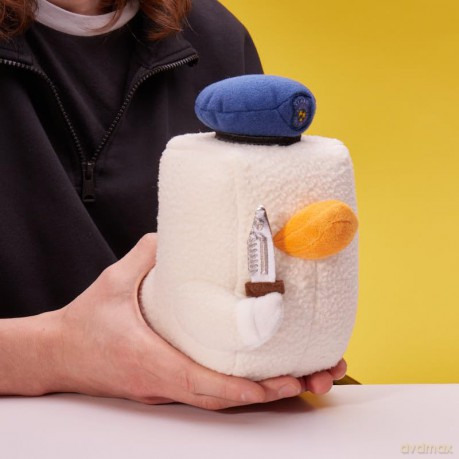 TUBBZ Tofu Collectable Rubber Duck Plushie - Official Resident Evil Merchandise - Action Horror Video Game Soft Toy