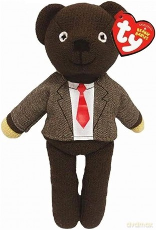TY Toys MR. BEAN, 15 cm- Beanie Baby Soft Plush Toy - Collectible Cuddly Stuffed Teddy (Miś Jasia Fasoli)