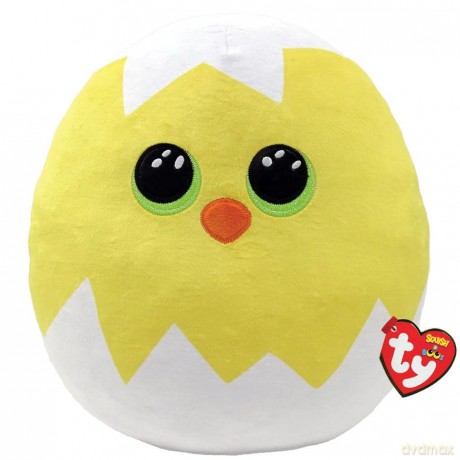 TY Toys Squish a Boo Easter Chick Hatch - 31 CM, White/Yellow, 2008722