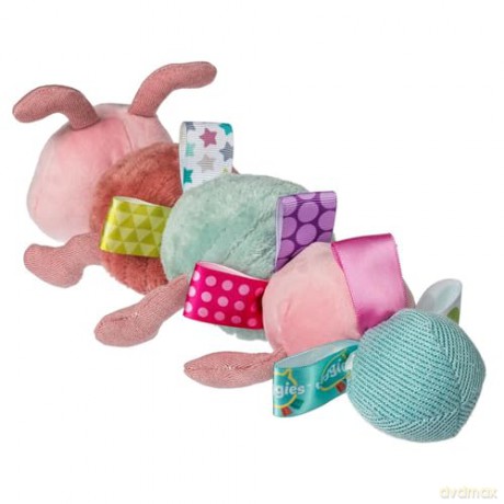 Taggies 41654 Stuffed Animal Soft Toy with Sensory Tags, Camilla Caterpillar, 10-Inches