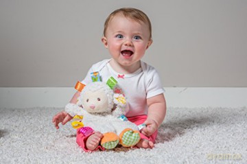 Taggies Lovey Soft Toy, 30-Centimetres, Sherbet Lamb