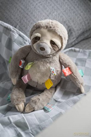 Taggies Stuffed Animal Soft Toy Molasses Sloth, Multicolour