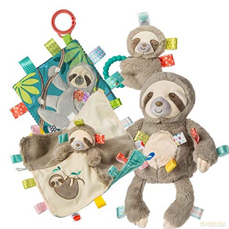 Taggies Stuffed Animal Soft Toy Molasses Sloth, Multicolour